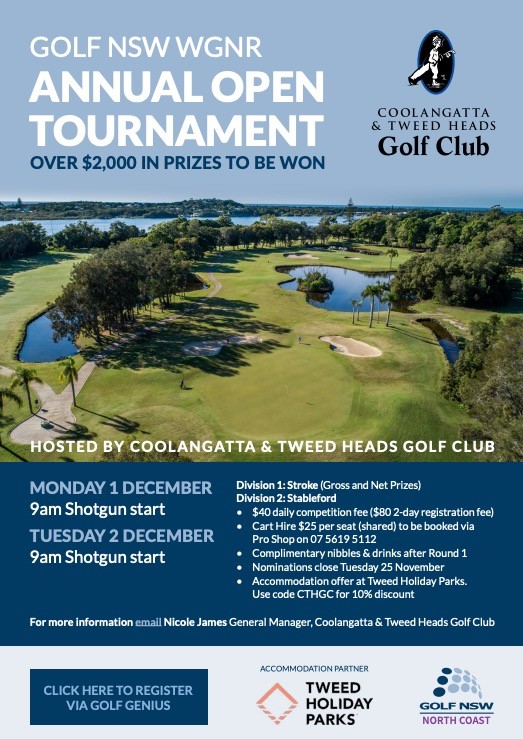 Golf NSW WGNR Annual Open Tournament