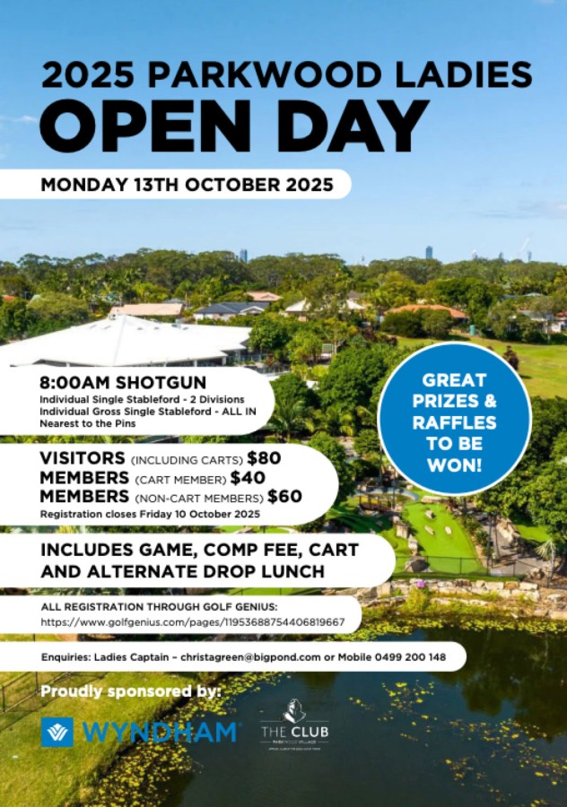 Parkwood Ladies Open Day 2025